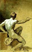 Theodore   Gericault academie d' homme oil painting picture wholesale